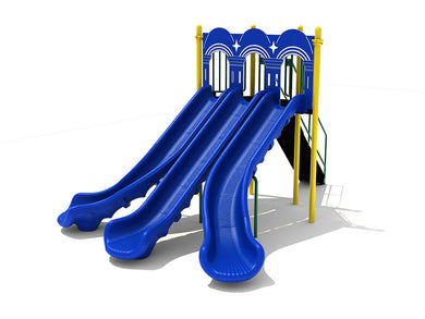 6' Free Standing Triple Sectional Slide