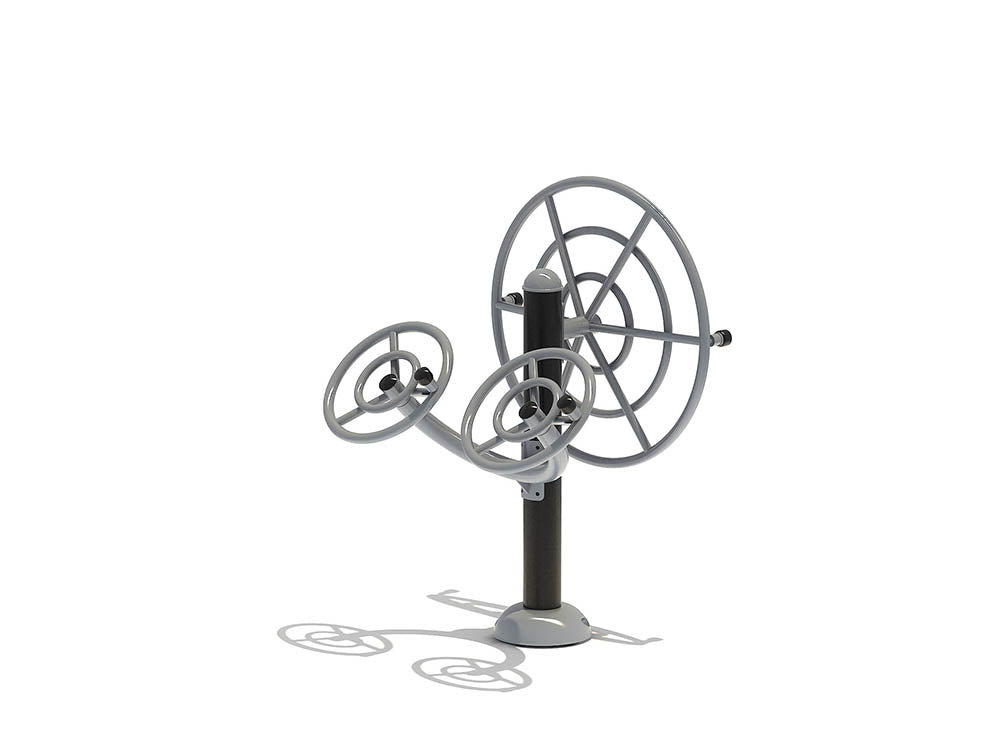 Accessible Stretching Wheel & Shoulder Rotator