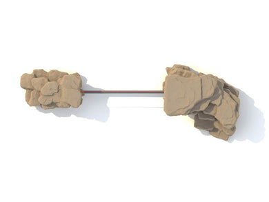 Boulder Climber with Rope Link